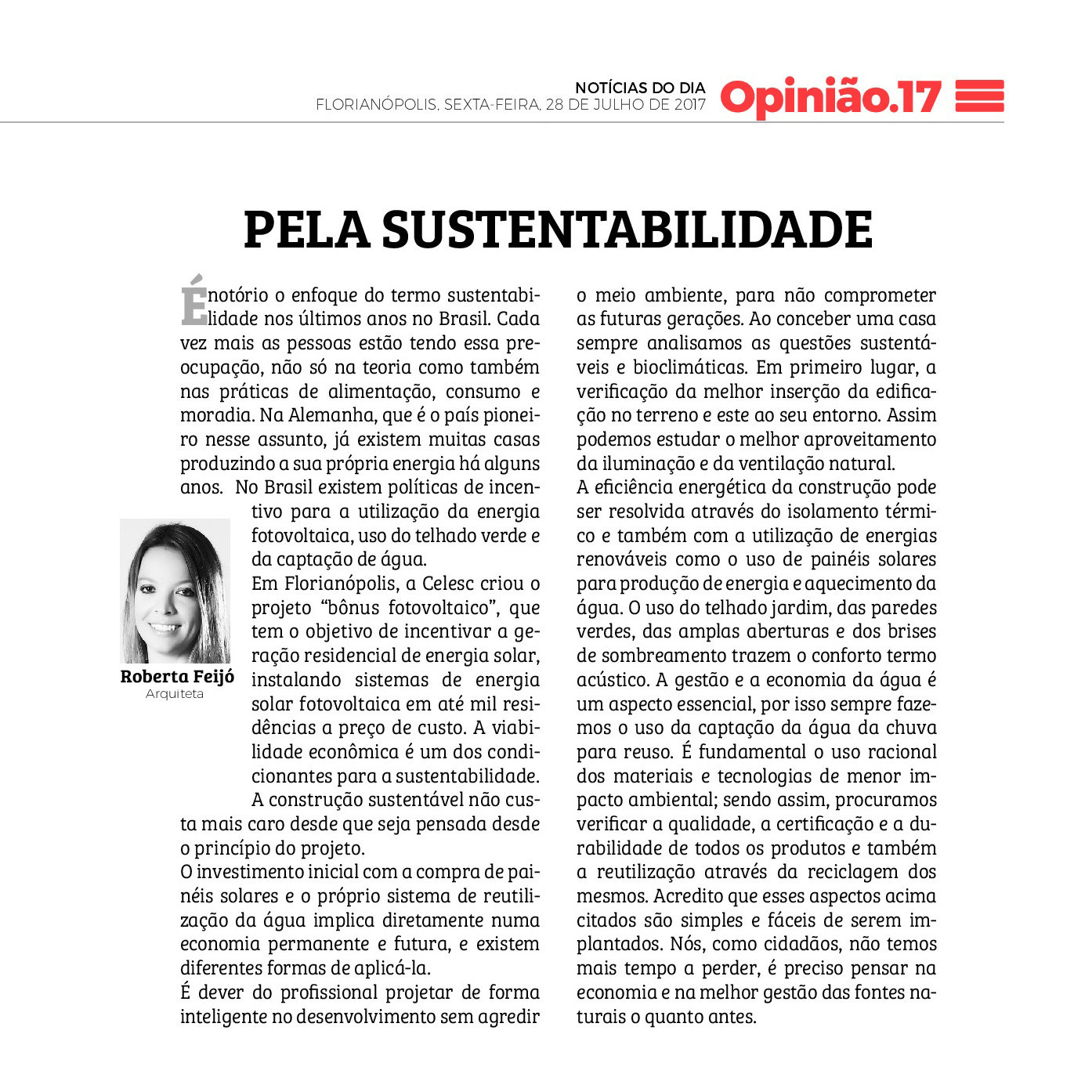 Jornal Notícias do Dia – Pela Sustentabilidade