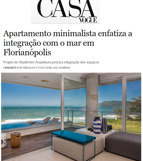 Casa Vogue Brasil – Projeto do StudioVert Arquitetura prioriza a integração dos espaços